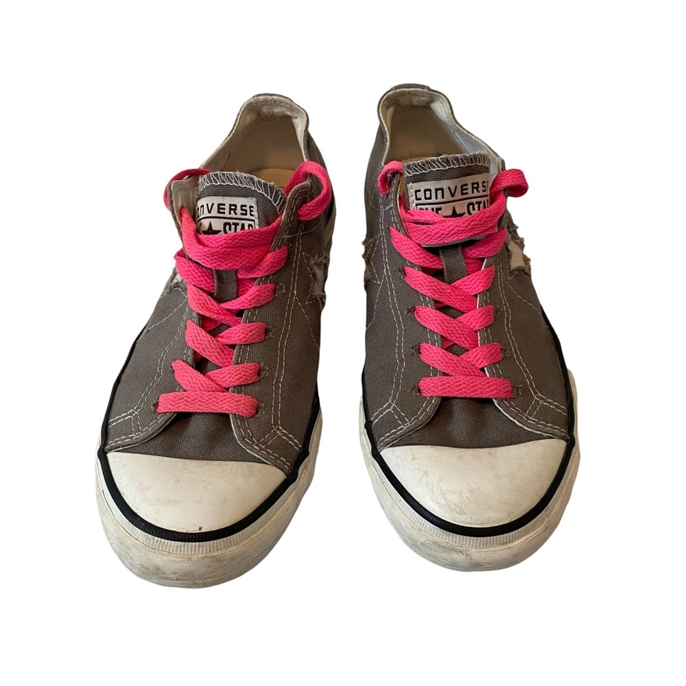 Converse All Stars pink and grey size 7.5